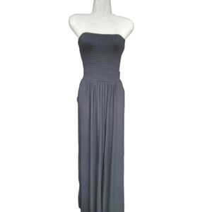 Strapless Black Jumpsuit Wide Leg Jumpsuit - Size S, M, L - NEW !